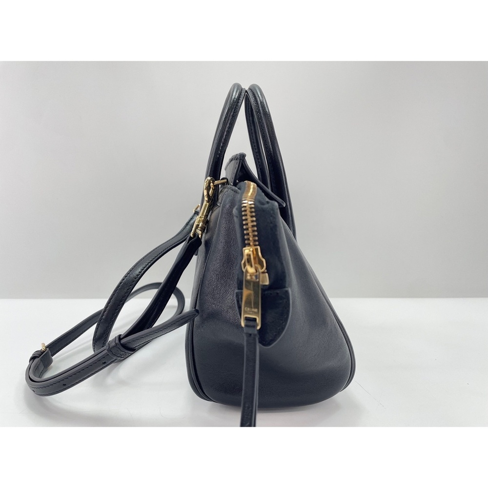 Celine Little Luggage Shoulder Bag, Black - Picture 5 of 14